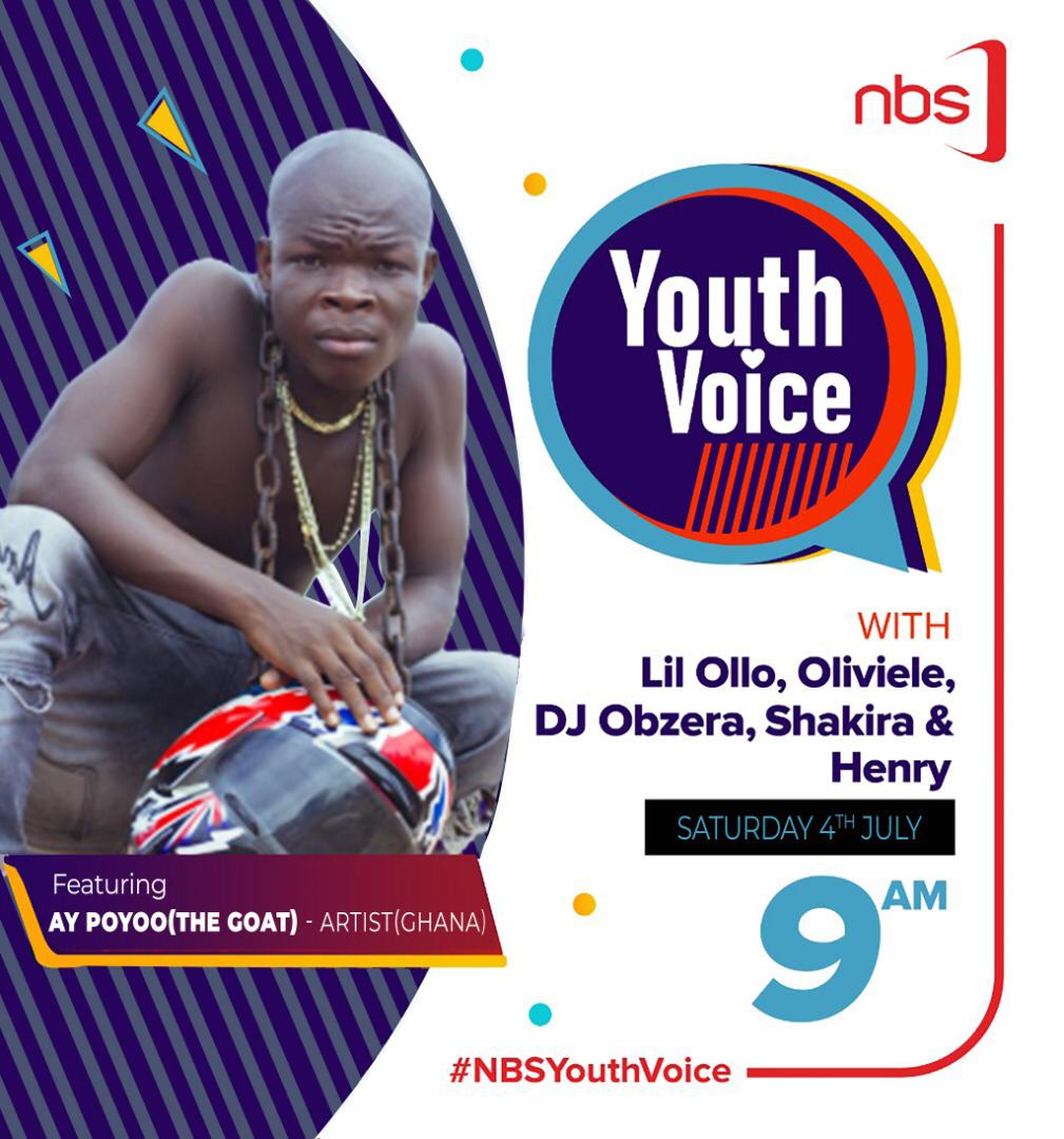 #NBSYouthvoice to host ”I am the goat” Ghanaian singer Ay Poyoo