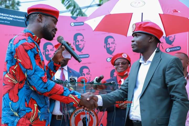 Robert Kyagulanyi welcomes back Ronald Mayinja 