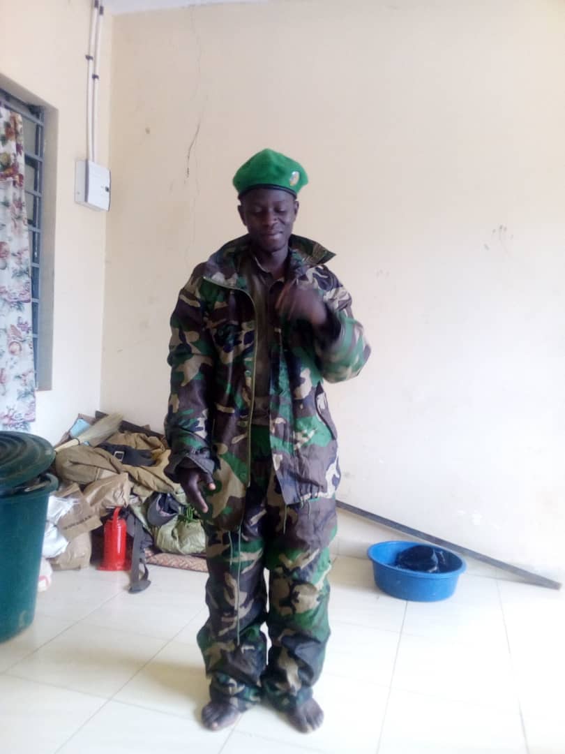 Man arrested with army uniform as LDUs resume operations