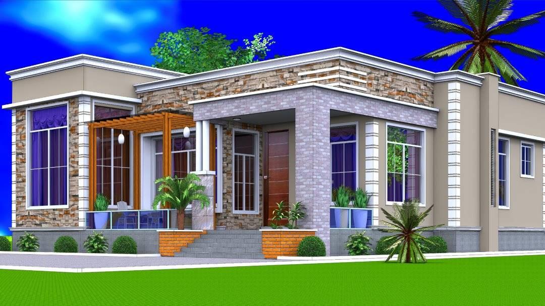 Build A Three Bedroomed House, House Plans With Photos In Uganda
