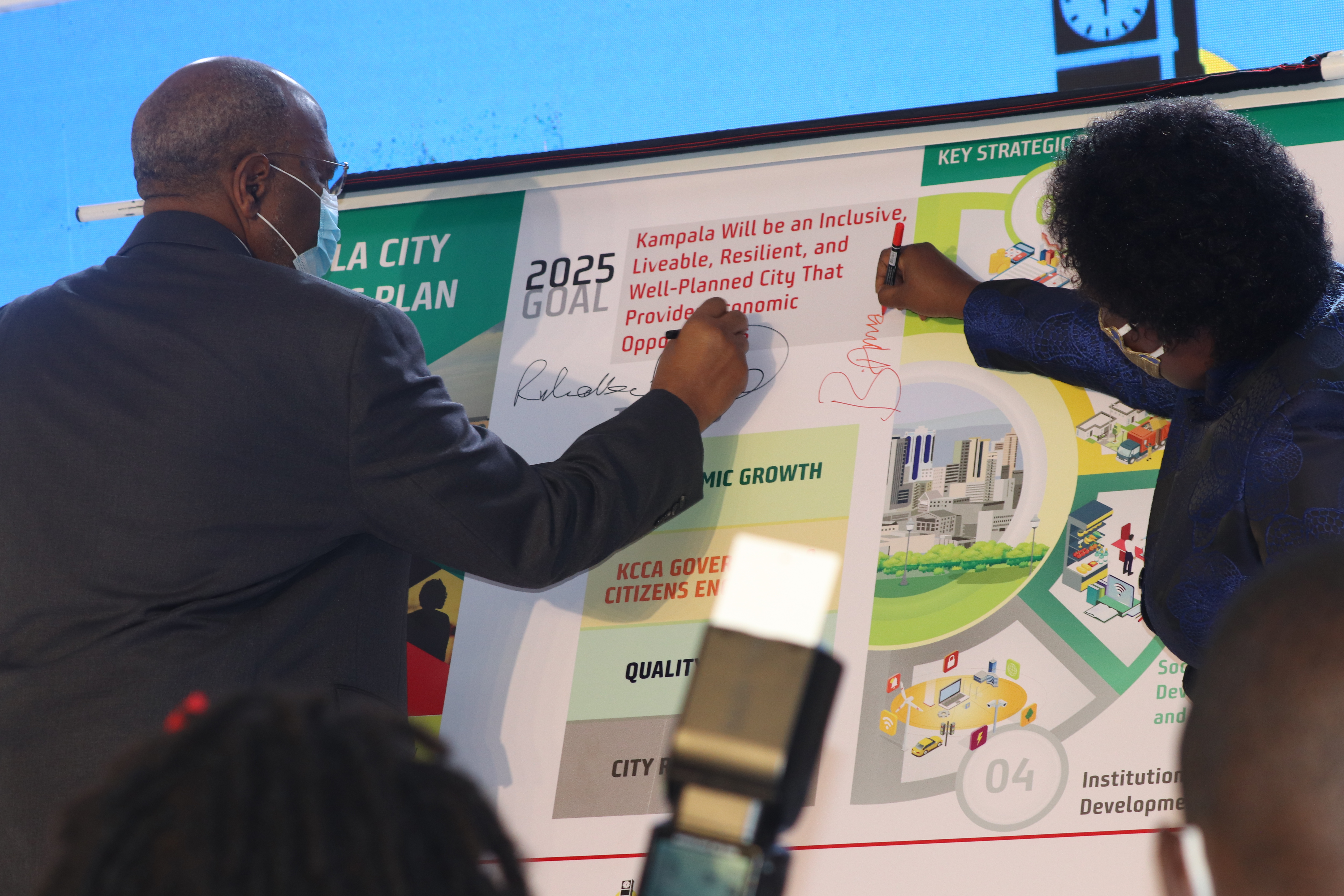 KCCA launches shs7 trillion master plan to develop Kampala