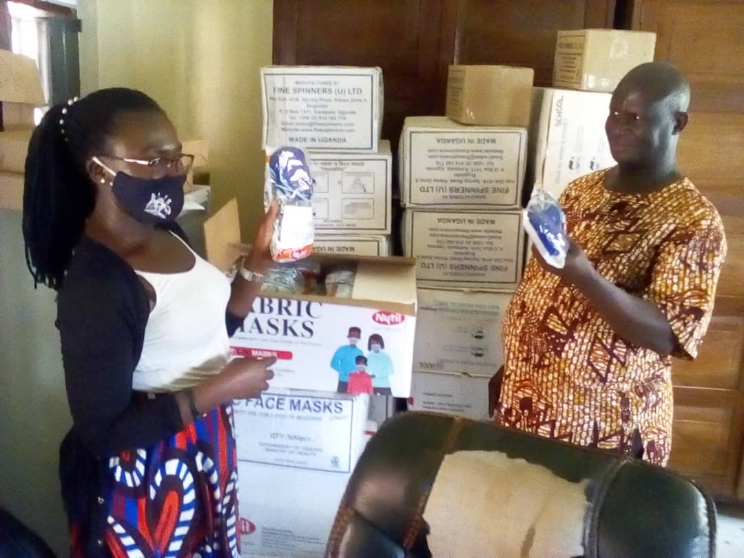 Budaka receives masks for schools from Ministry of Health