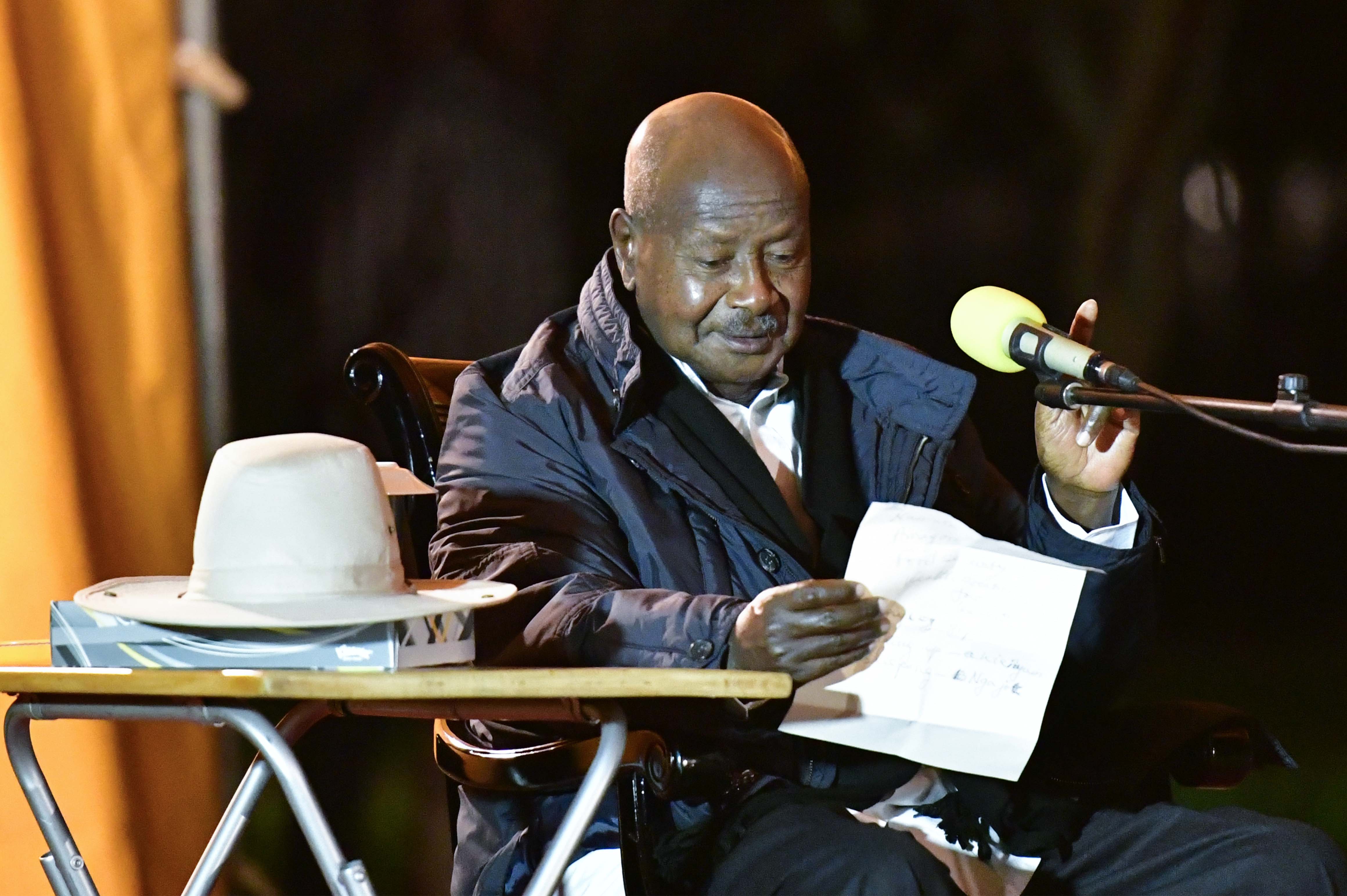 Why Museveni is campaigning while seated