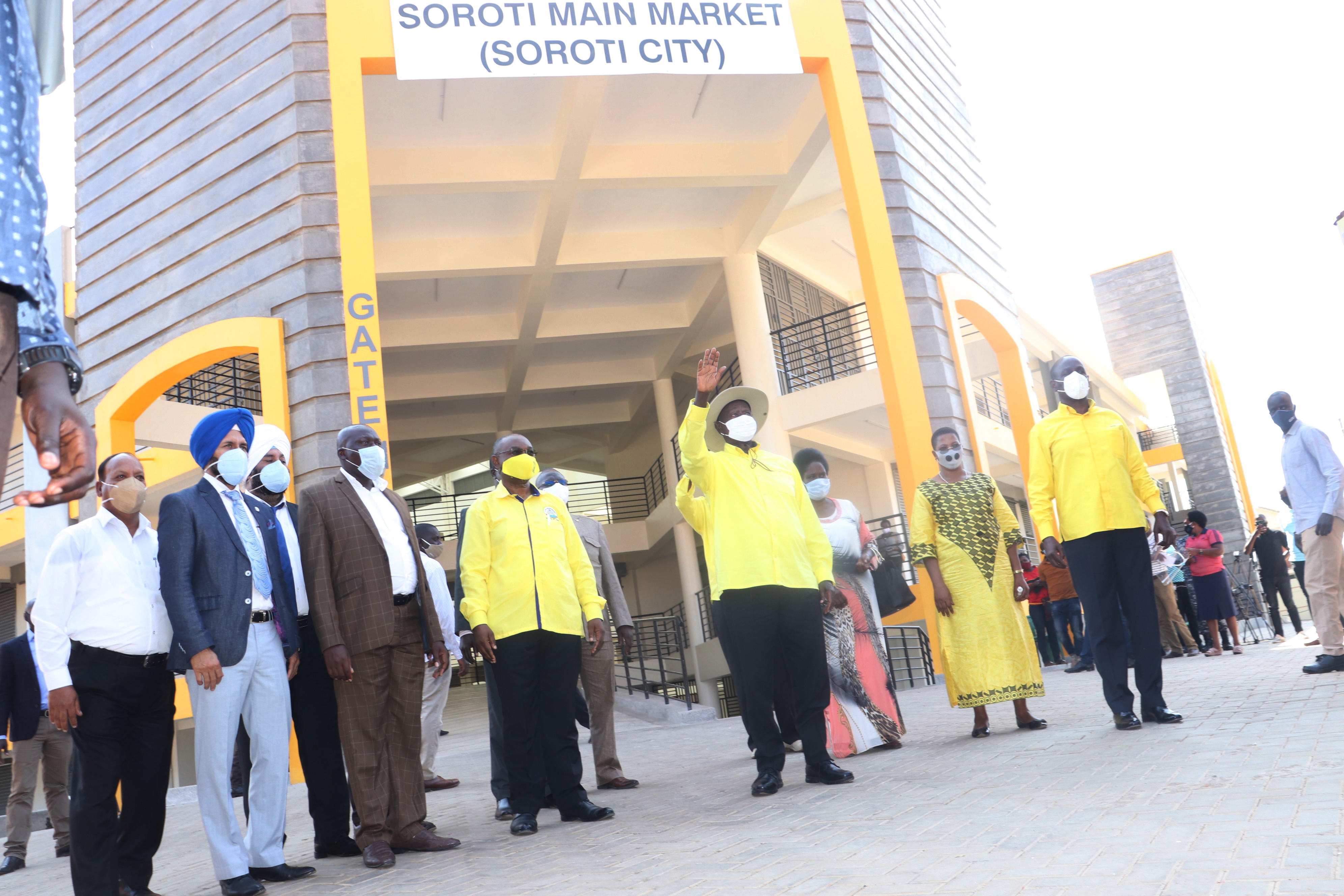 Museveni commissions shs24bn Soroti main market