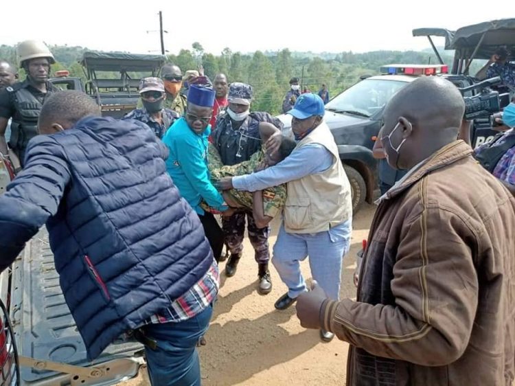 Police van chasing after FDC's POA swerves off road, overturns leaving five officers injured