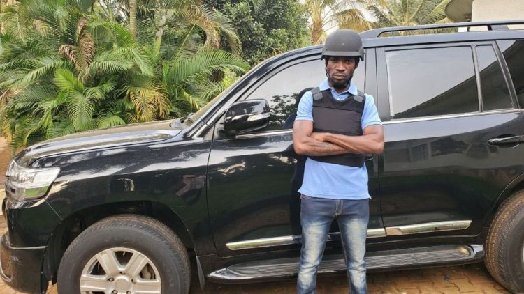Bobi Wine unveils armored vehicle he says was fundraised by supporters