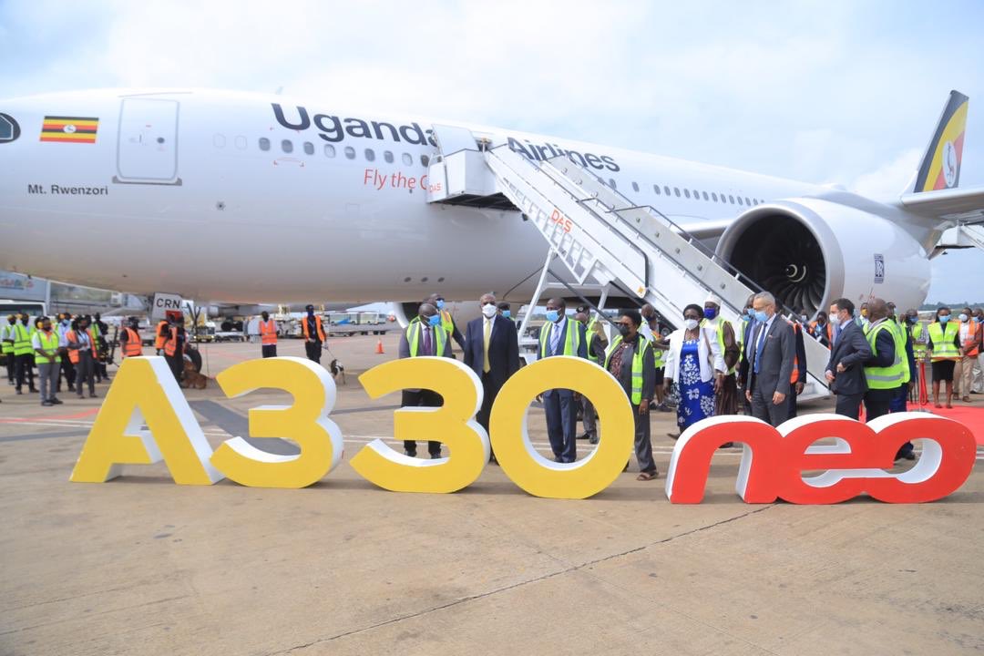 Uganda Airlines' second AirBus A330neo touches base