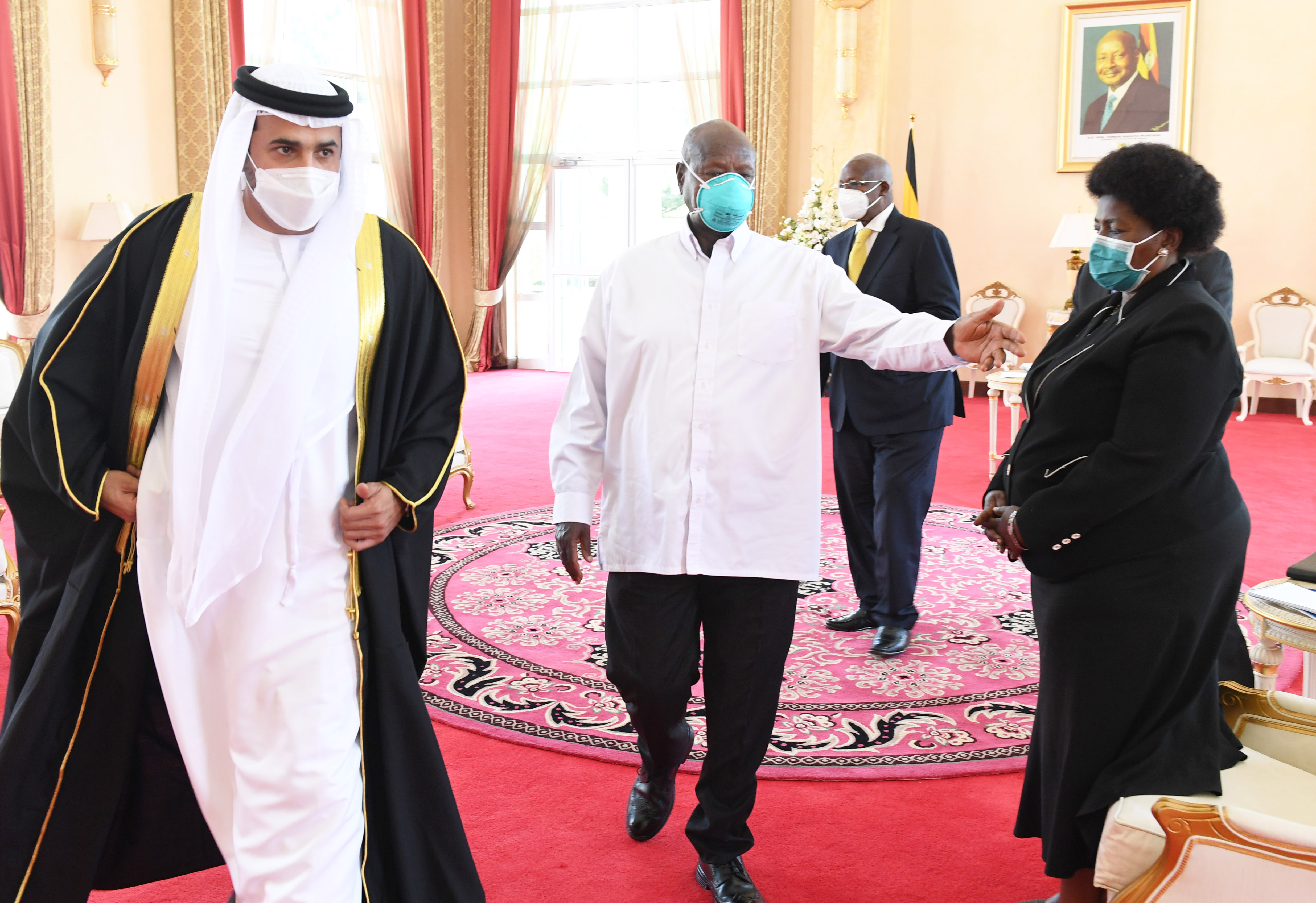 Museveni receives credentials from new envoys of SA, UAE, and Somalia
