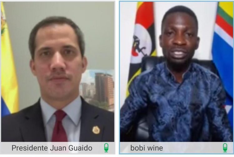 Bobi Wine deletes social media posts of virtual meeting with USA 'puppet' Juan Guaido after backlash