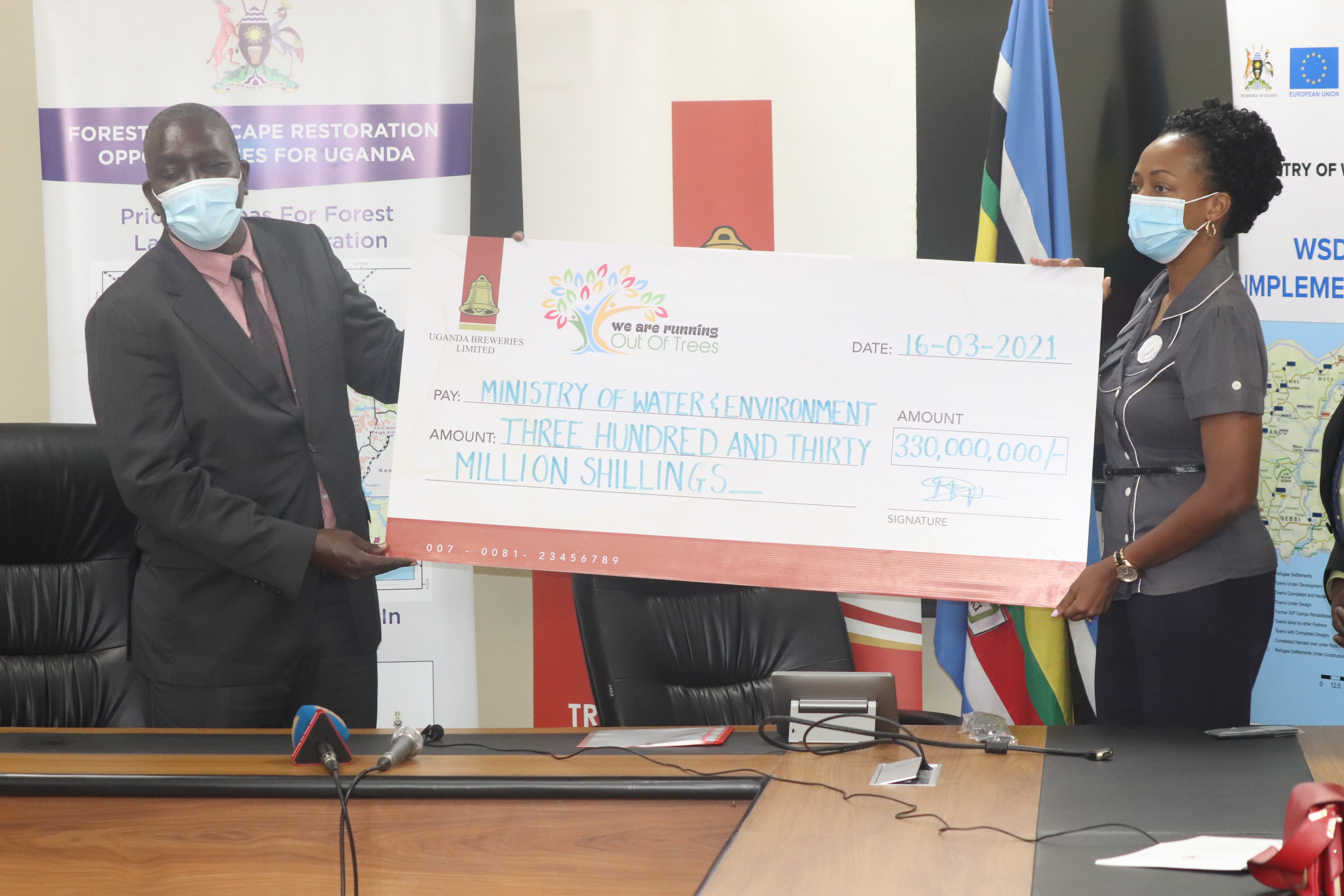 UBL commits shs330m to government’s efforts to plant trees