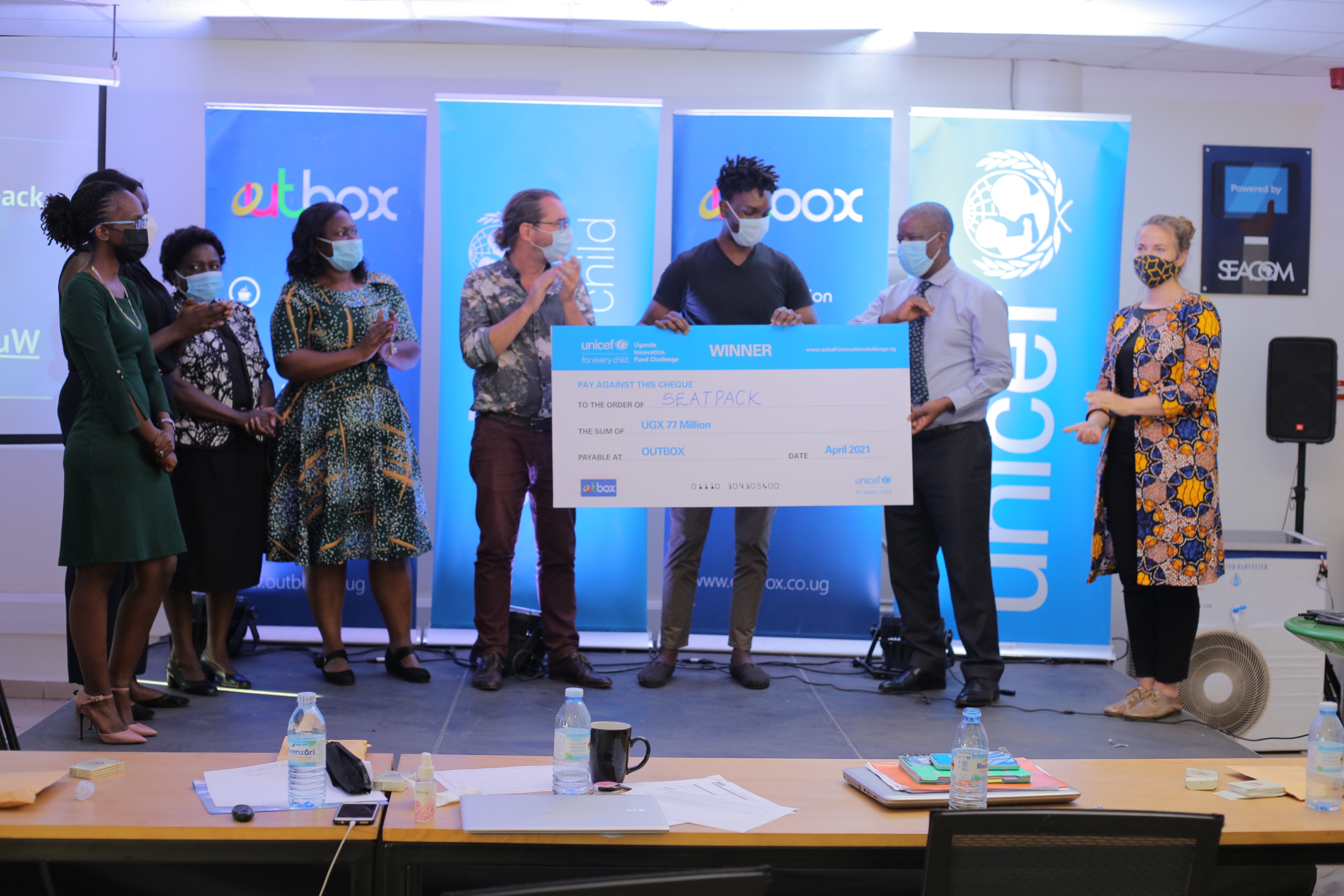 Four Ugandan innovators receive shs 308m worth of seed funding from UNICEF