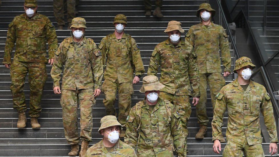 Australia sends in army to enforce Sydney lockdown