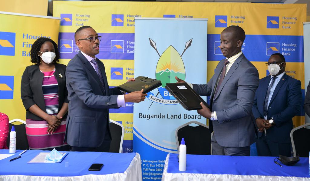 Buganda Land Board, Housing Finance Bank sign loan deal to help process land titles