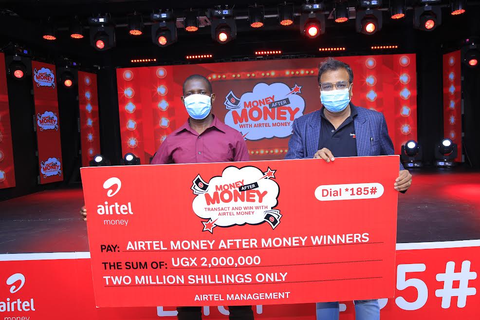 Airtel rewards first batch of winners in its shs1.5bn mobile money promo