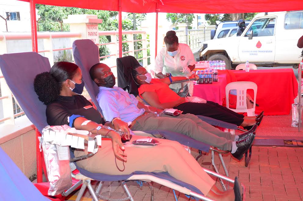Absa staff donate blood as bank marks two years in Uganda