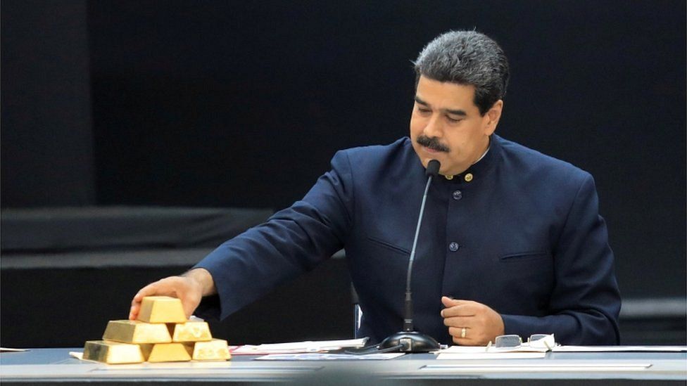 WHO'S GOLD: Venezuela's "two presidents" fight over country's gold stored in England