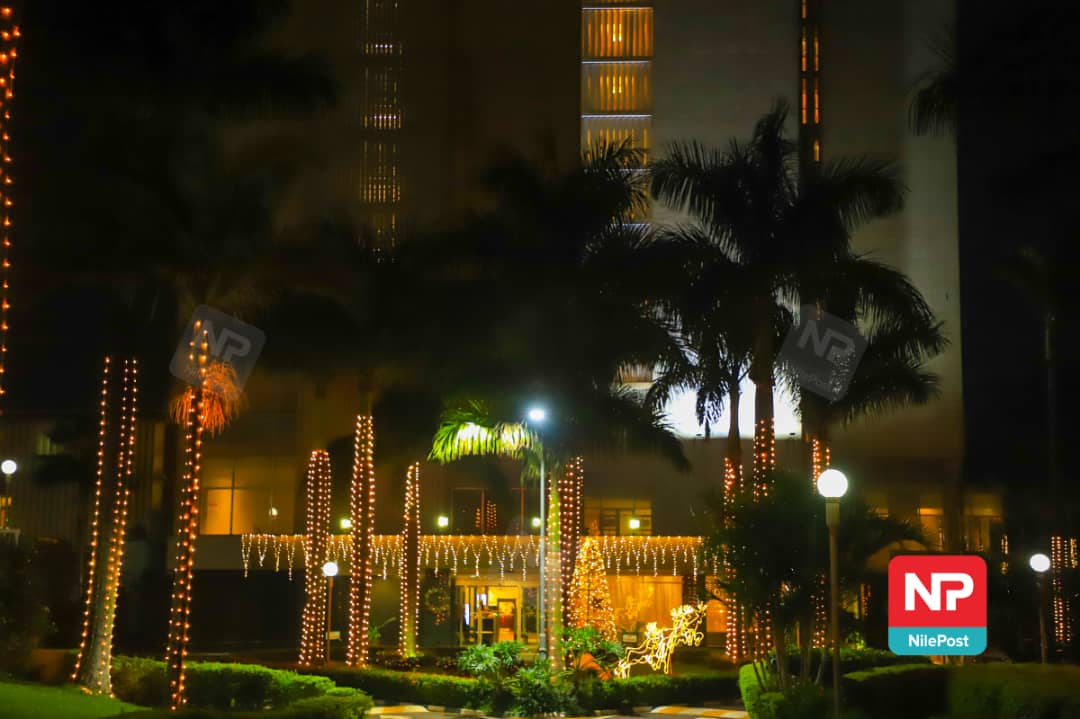 Kampala buildings light up to celebrate Christmas 2021 (Click on image)