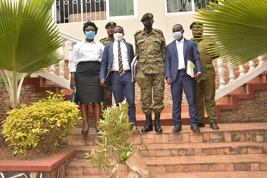 UPDF receives 500 tree seedlings
