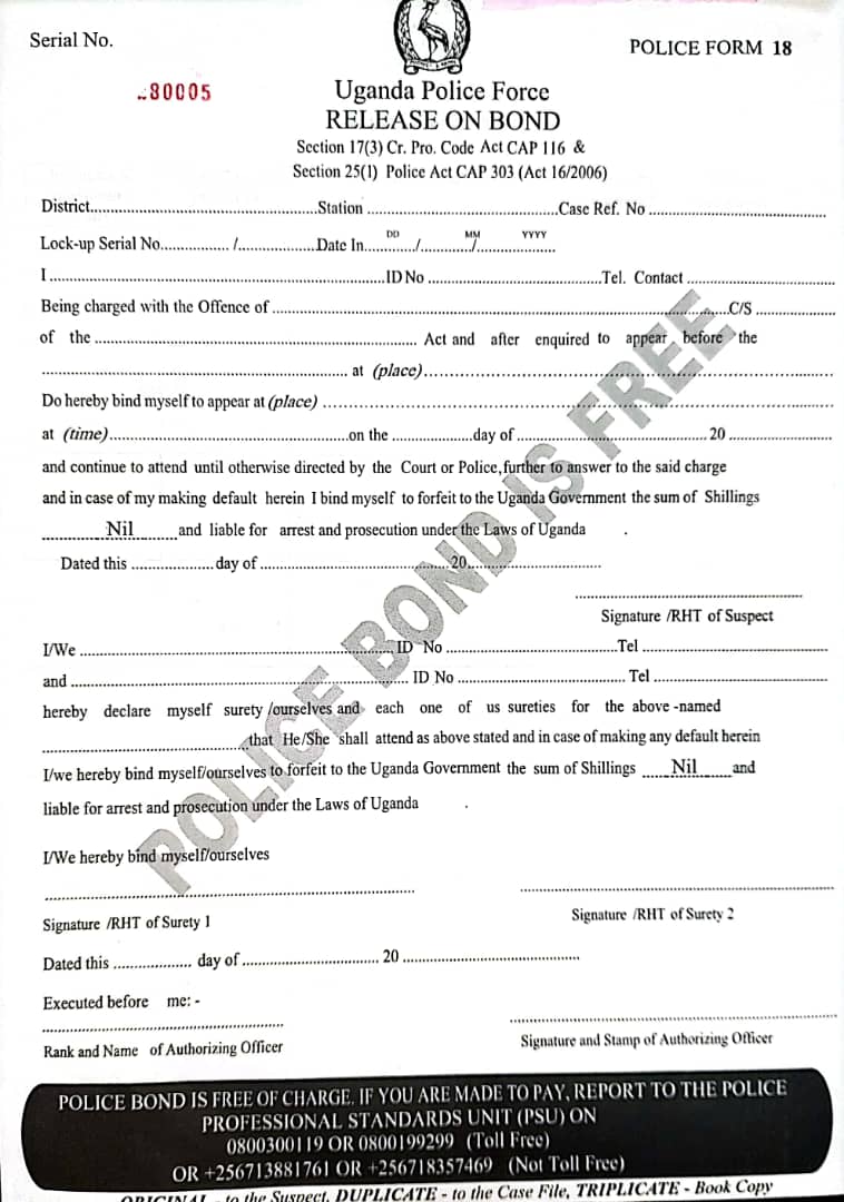 Police pilot new bond guidelines