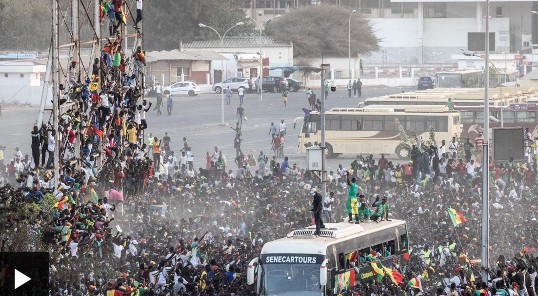 Senegal team thrown hero's welcome after Afcon 2021 win