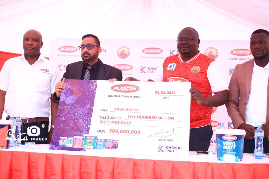 Arua Hill SC, Plascon sign Shs500m sponsorship deal