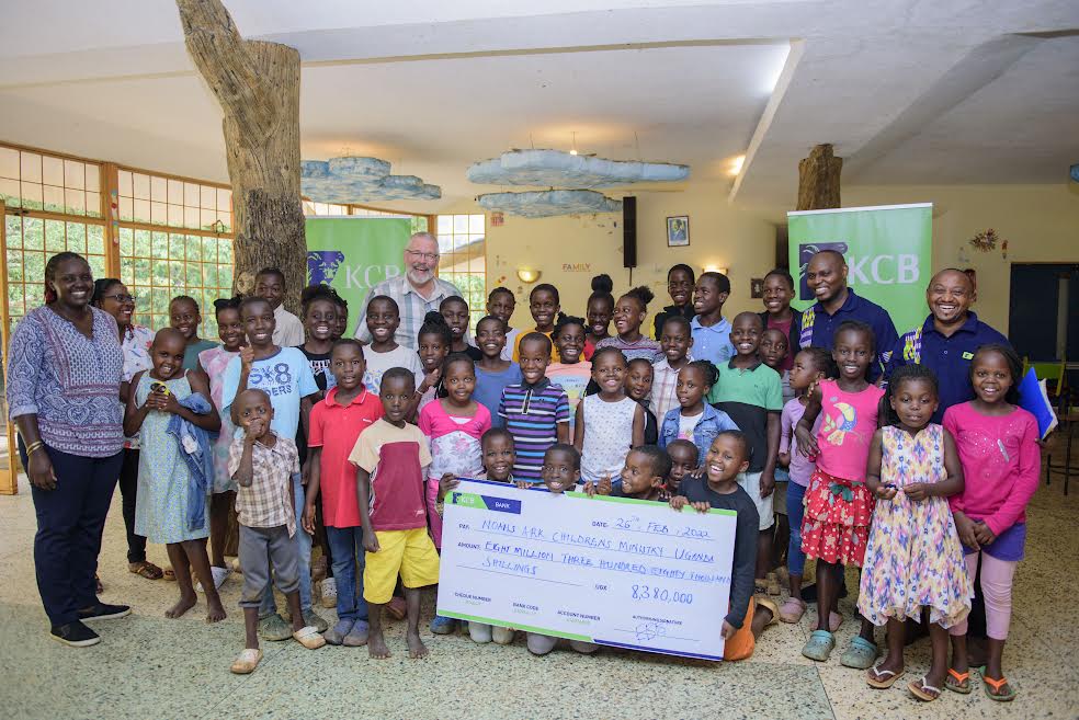 KCB extends shs8.3m grant  to Noah's Ark Children's ministry