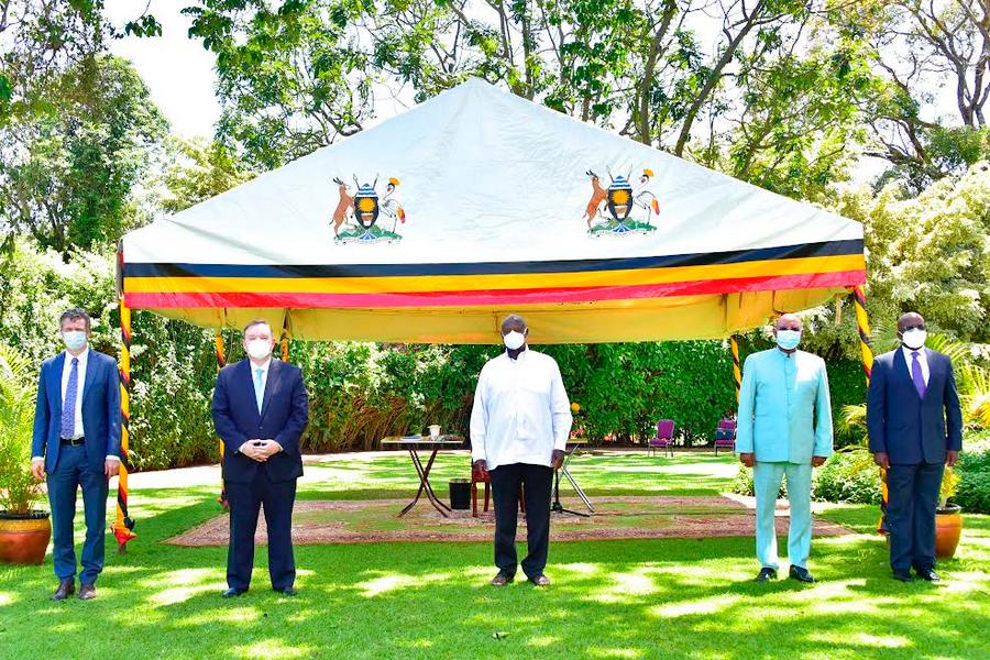 Museveni, Russian ambassador meet