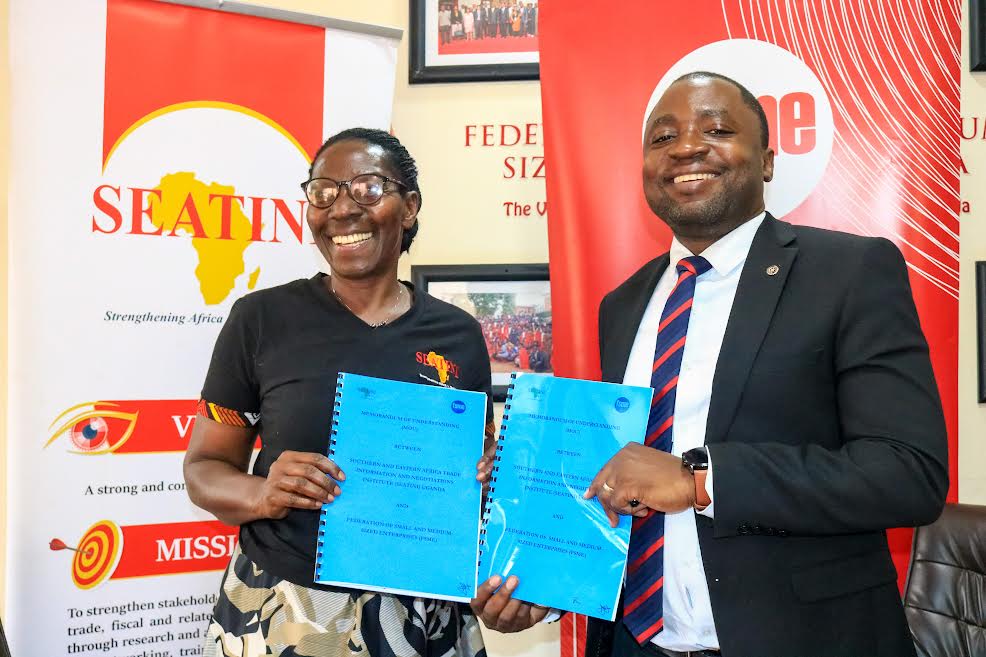 SEATINI Uganda, SMEs federation sign deal to bolster economic recovery