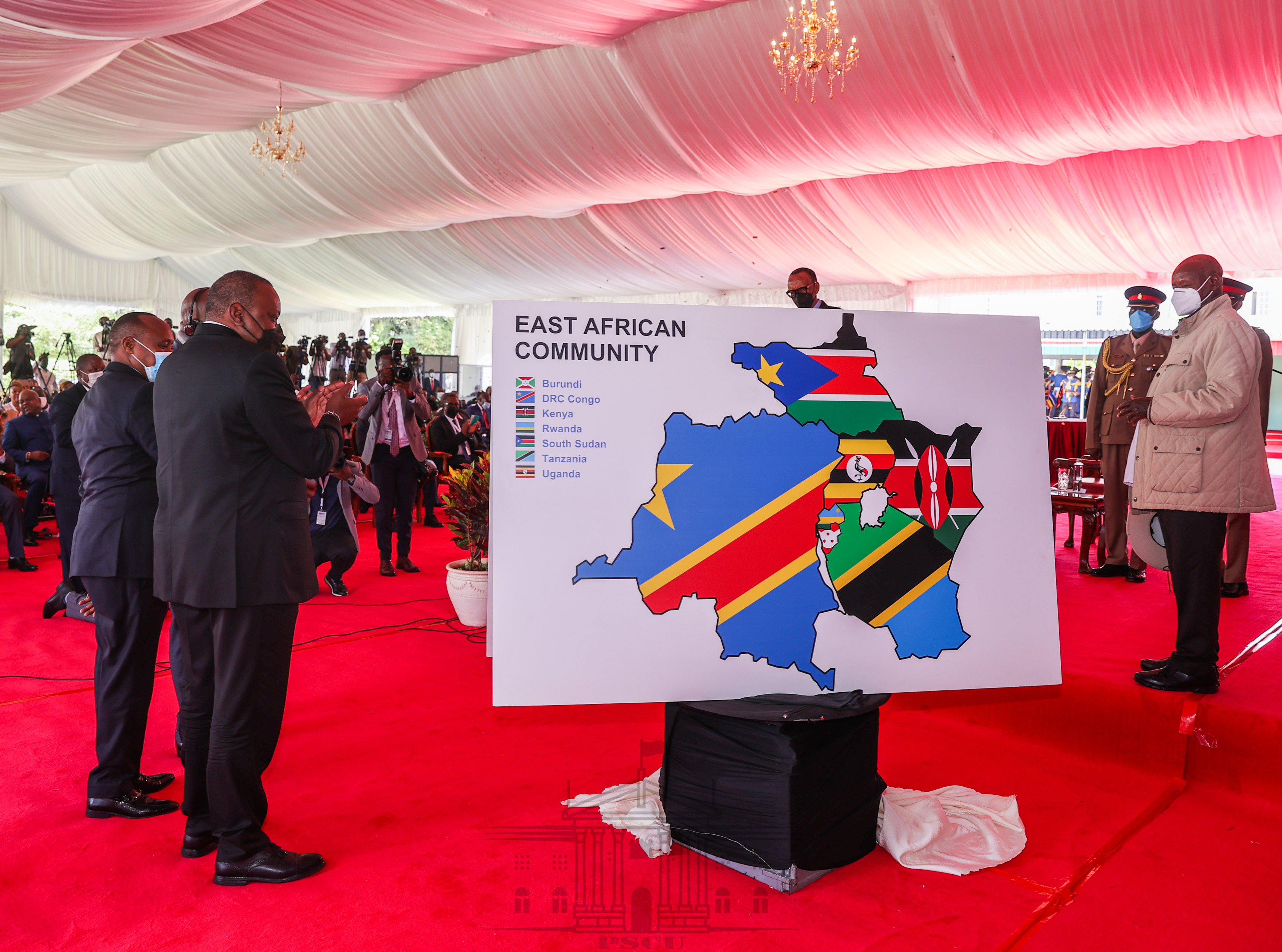 New East African map unveiled as DRC officially joins block