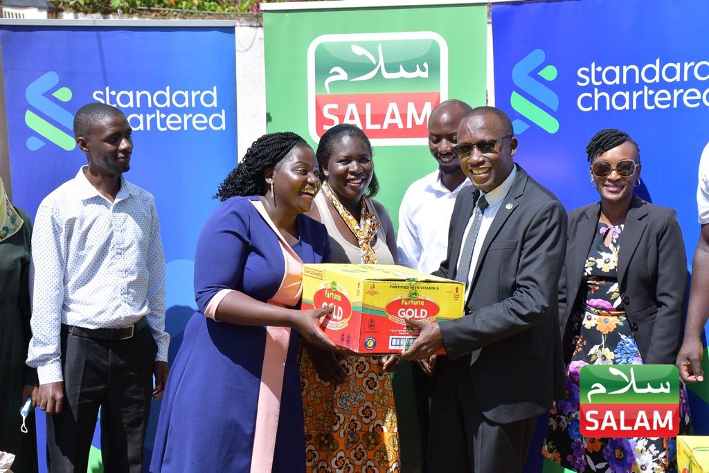 Salaam Charity, Standard Chartered Bank donate items to vulnerable communities in Kampala