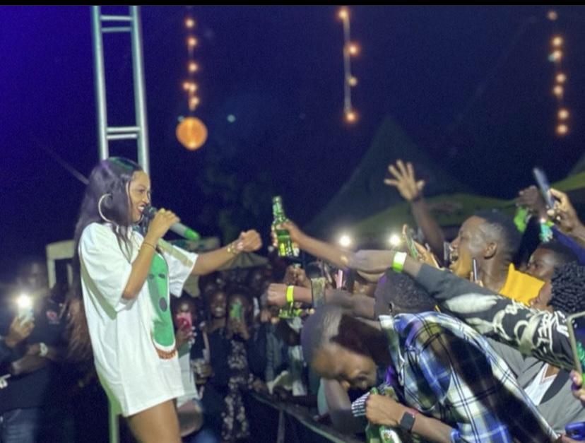 Spice Diana shuts down oil city at Tusker Lite’s Neon party in Hoima