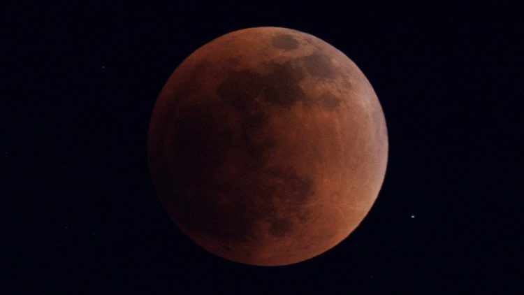 Full Lunar Eclipse Creates Rare Super Blood Moon