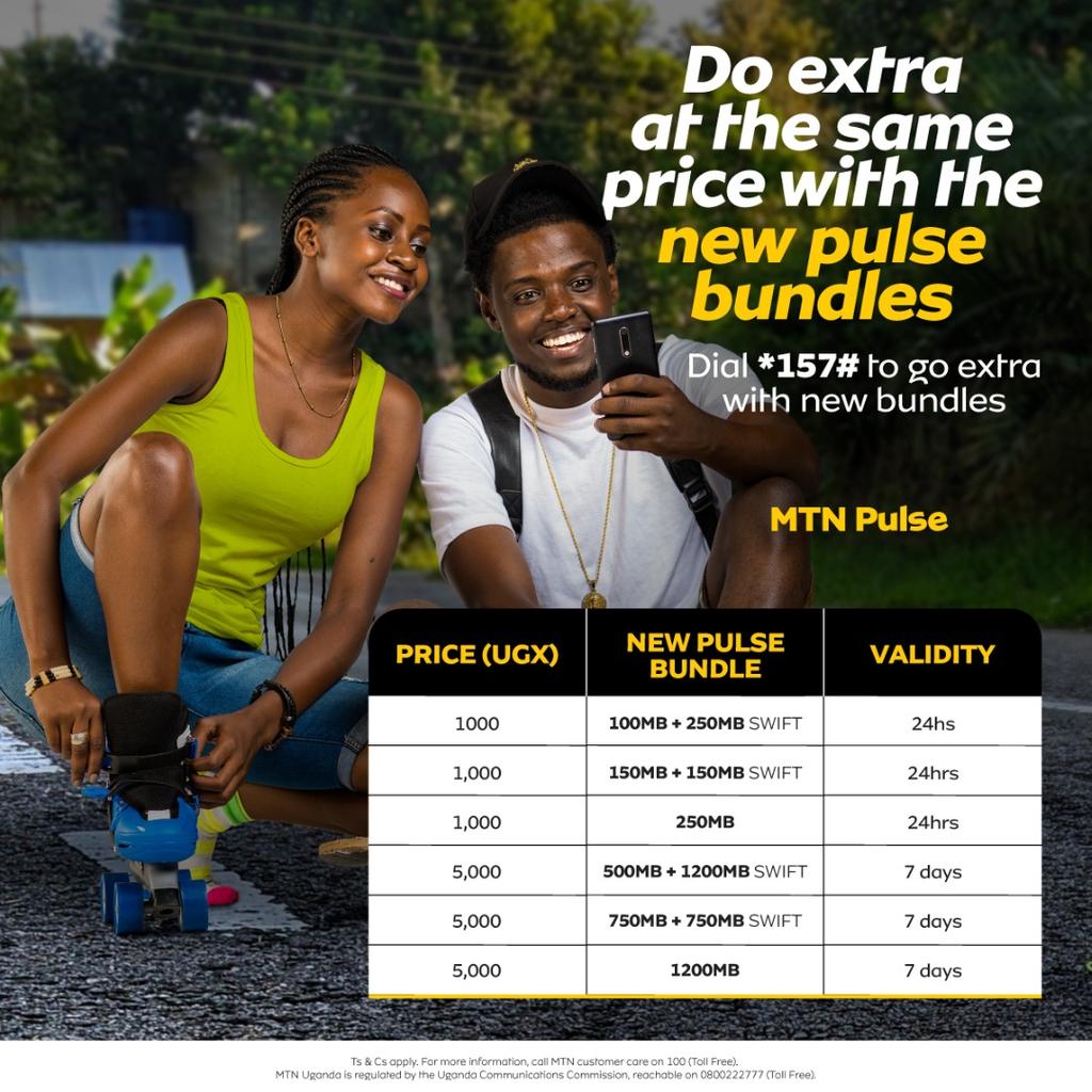 MTN Pulse bundles with extra MBs are lit!
