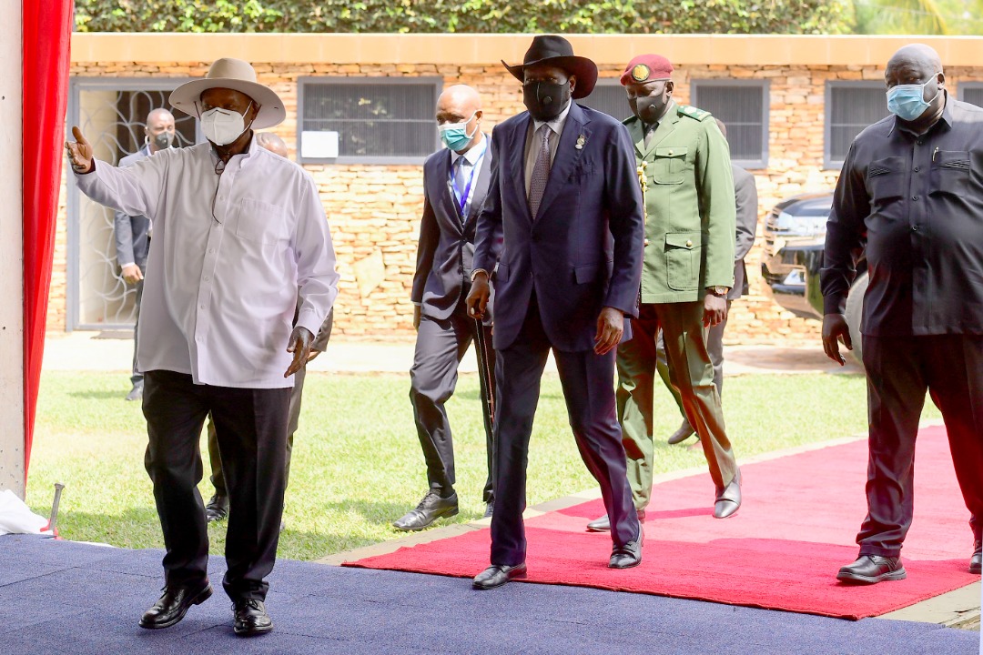 Museveni, South Sudan's Kiir meet