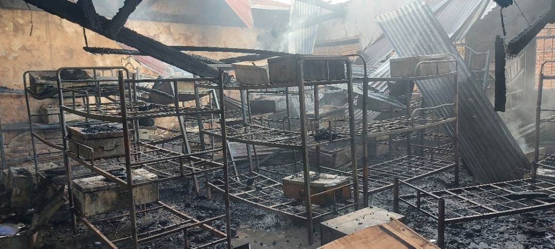 Parents mob school as fire guts Iganga High School for the second time