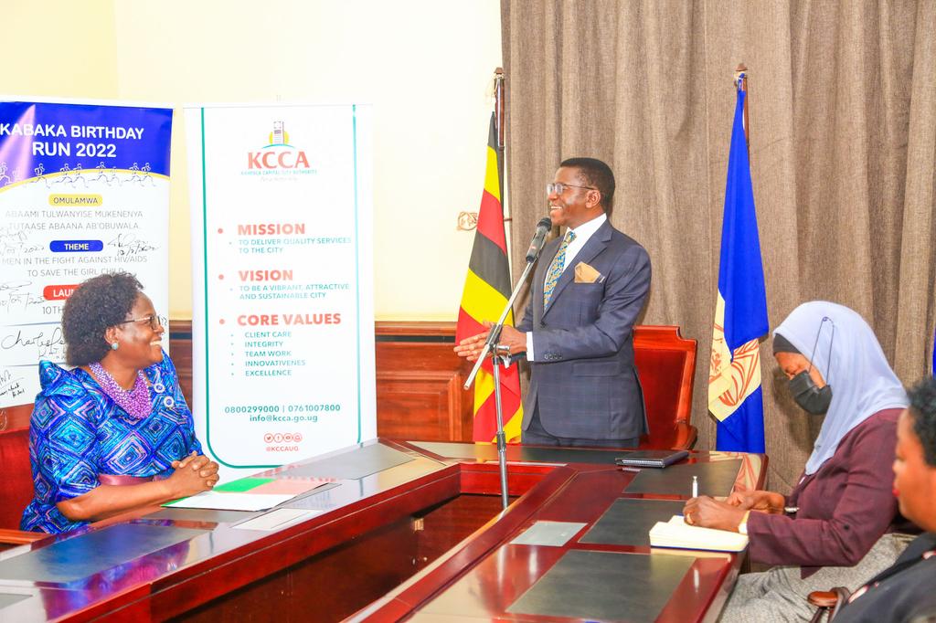 Mayiga salutes KCCA for redeveloping Lubiri Ring Road