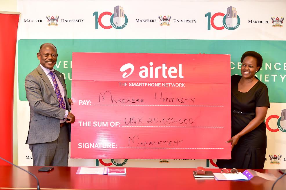 Makerere at 100:  Airtel commits shs20m towards celebrations