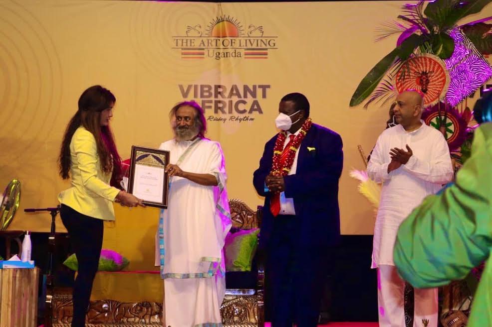 Former PM Rugunda woos Indian spiritual leader Gurudev to invest in Uganda