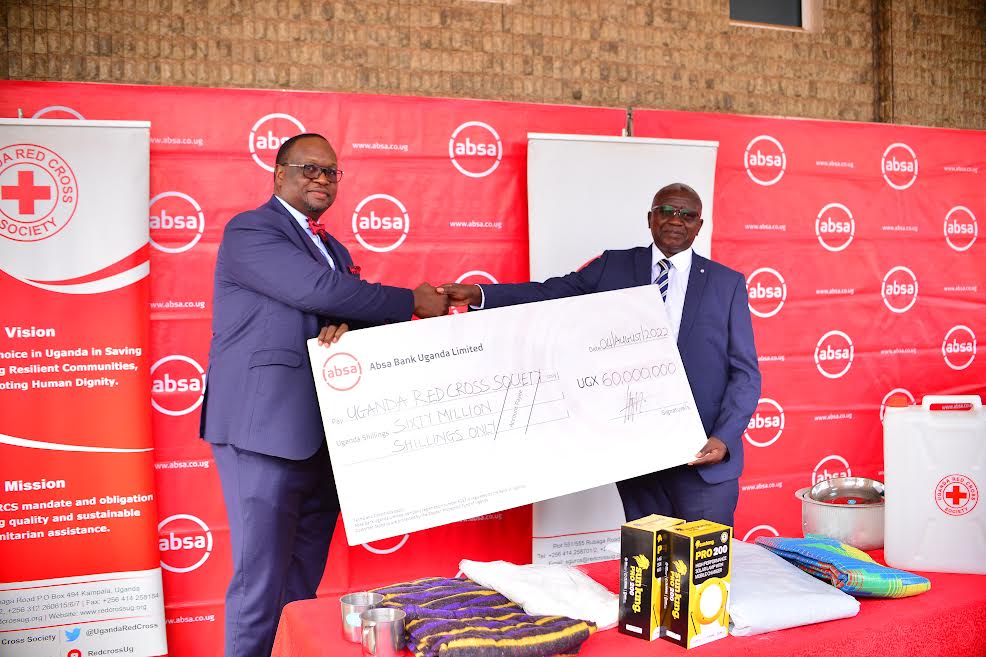 Absa donates shs60m towards relief  for flood victims in eastern Uganda