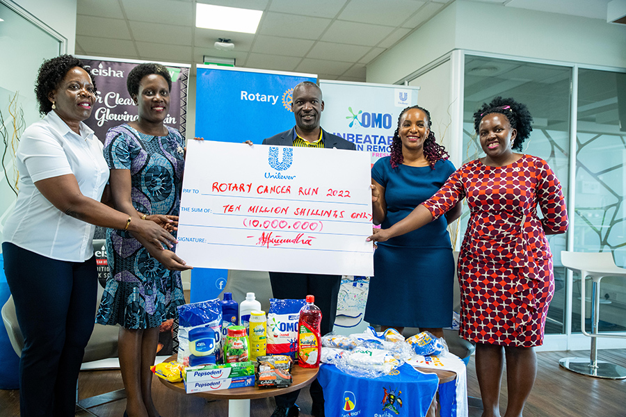 Unilever Uganda boosts Rotary Cancer Run