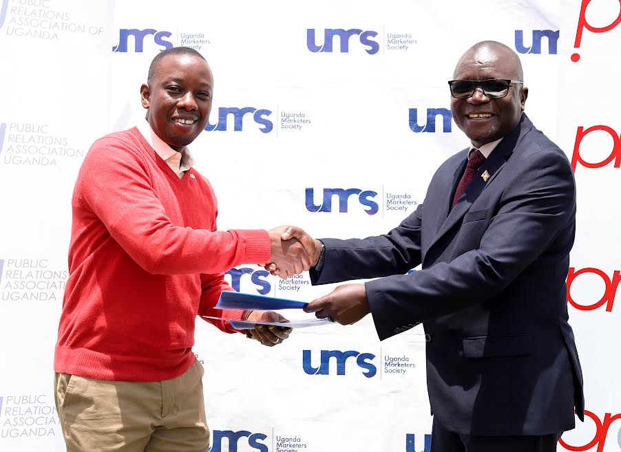 Uganda Marketers Society, PRAU sign MOU  to work together