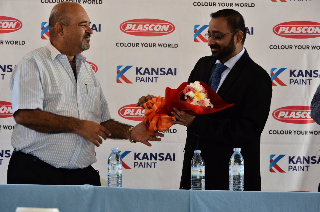 Plascon donates paint worth Shs 50 million to Shree Hindu Sabha Temple