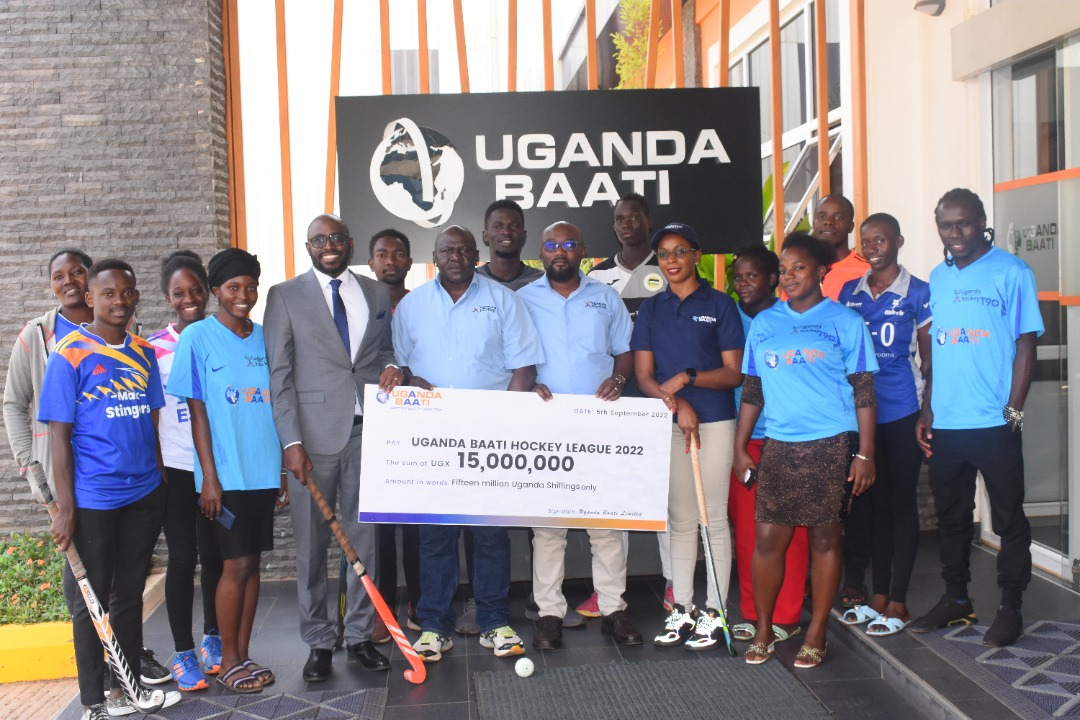 Uganda Baati boosts national hockey league with Shs15m under its 'Score A Tree' campaign