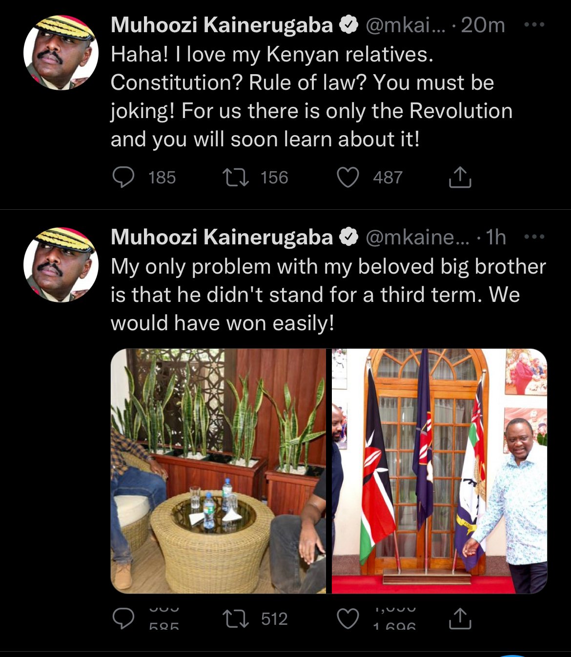 Ugandan leader's son unnerves with tweets of ambitions