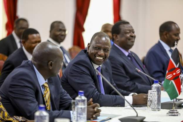 William Ruto's new cabinet to be sworn in today