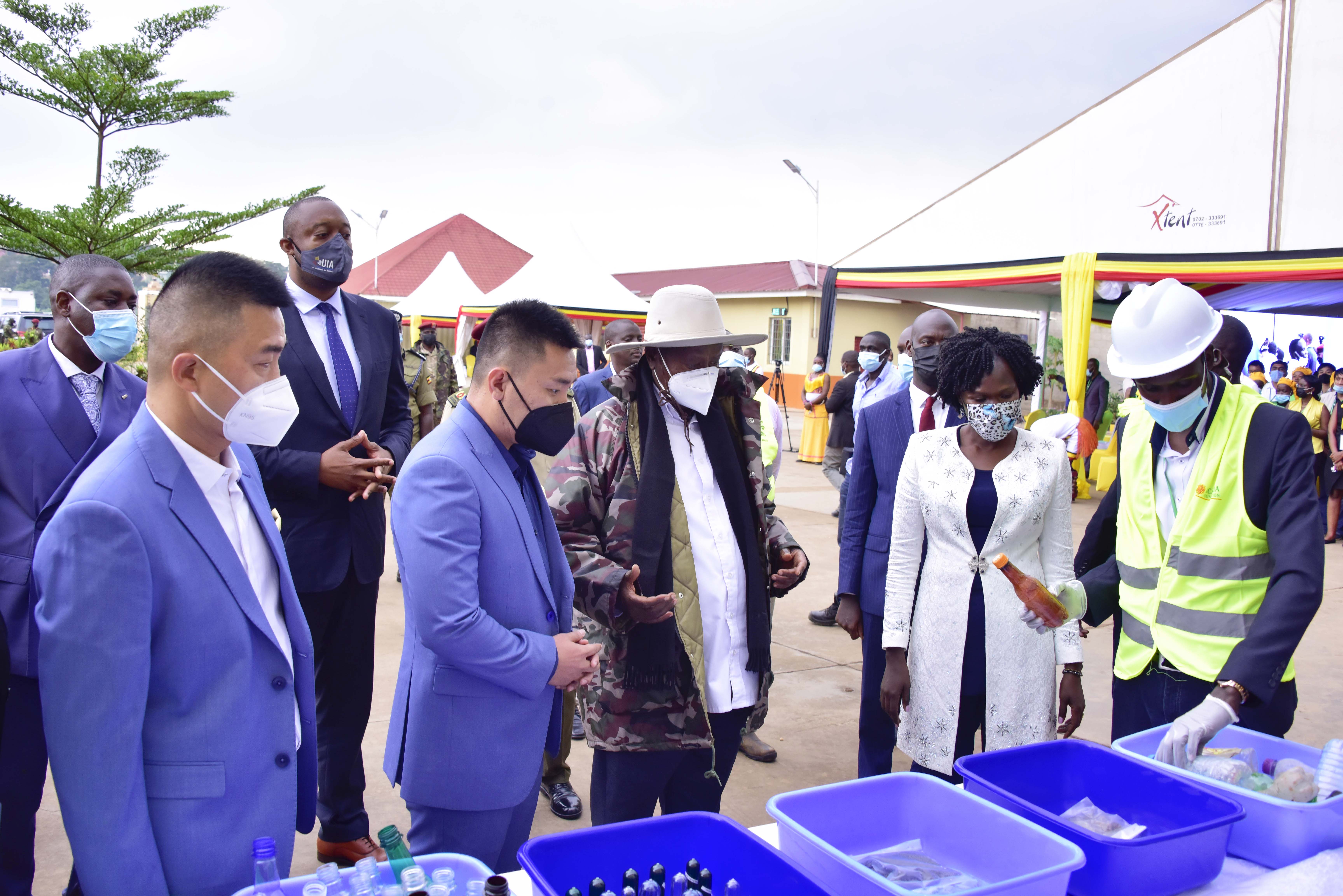 Museveni commissions multi-billion plastic factory in Matugga