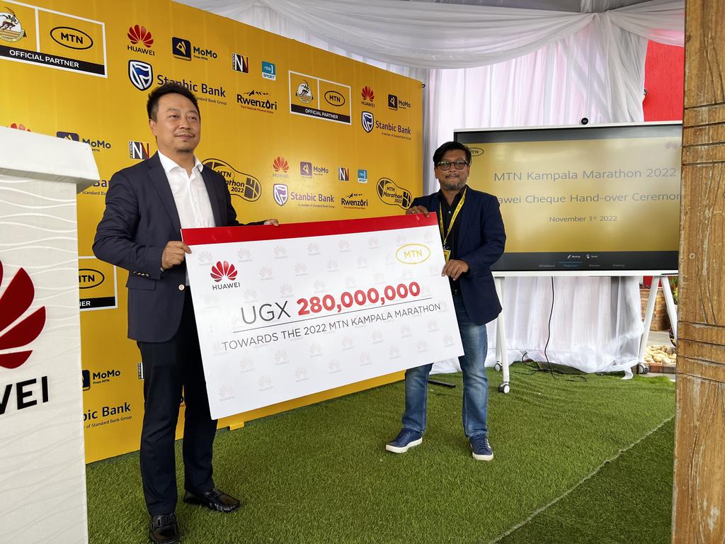 Huawei Boosts MTN Kampala Marathon with  Shs 280 million