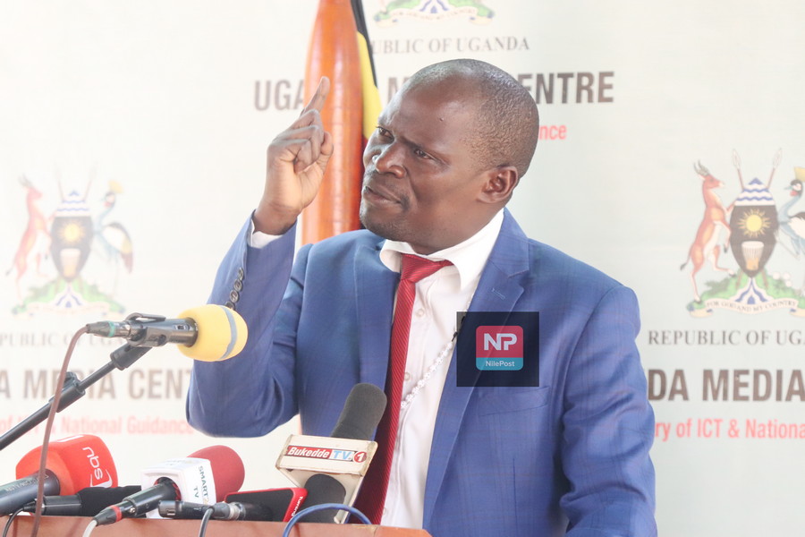 “I won’t allow you  belittle our revolutionaries”- Minister Kyofatogabye warns Lukwago on Saleh