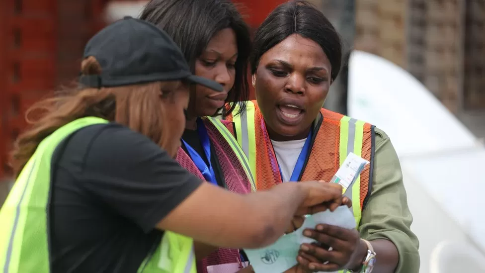 Early results of the Nigeria elections begin coming in