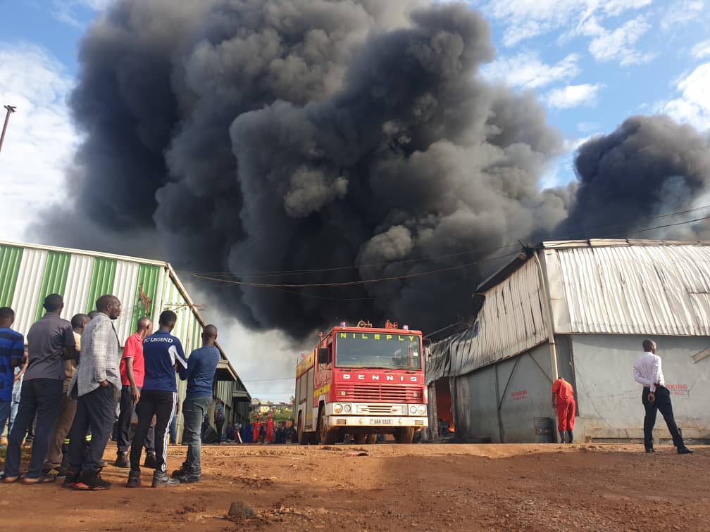 Fire destroys Keshwala Group factory in Jinja